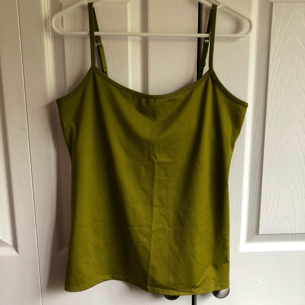 ⭐️2/$12⭐️Olive Green NY&Co Spandex Layering Cami